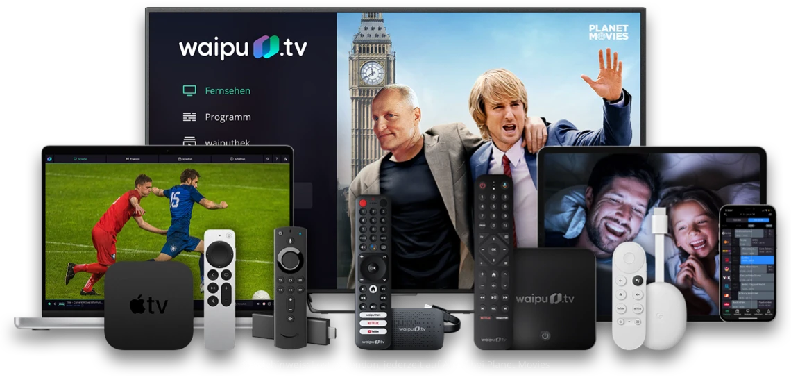 Waipu TV 1 Jahr kostenlos: Die besten Sender & Channels